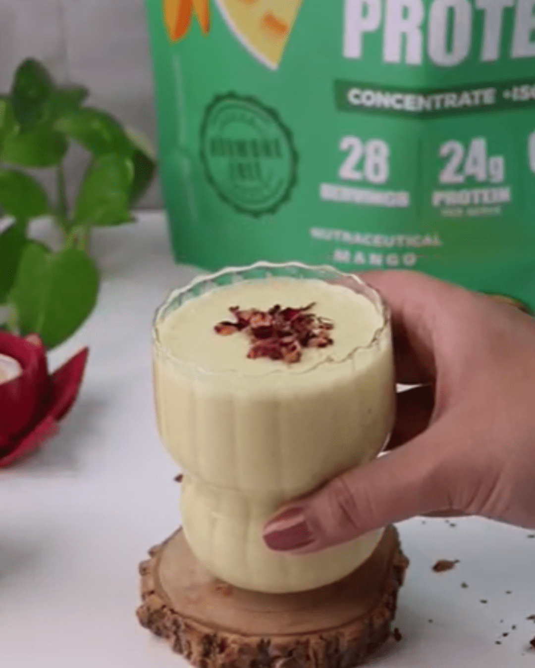 Mango Makhana Smoothie