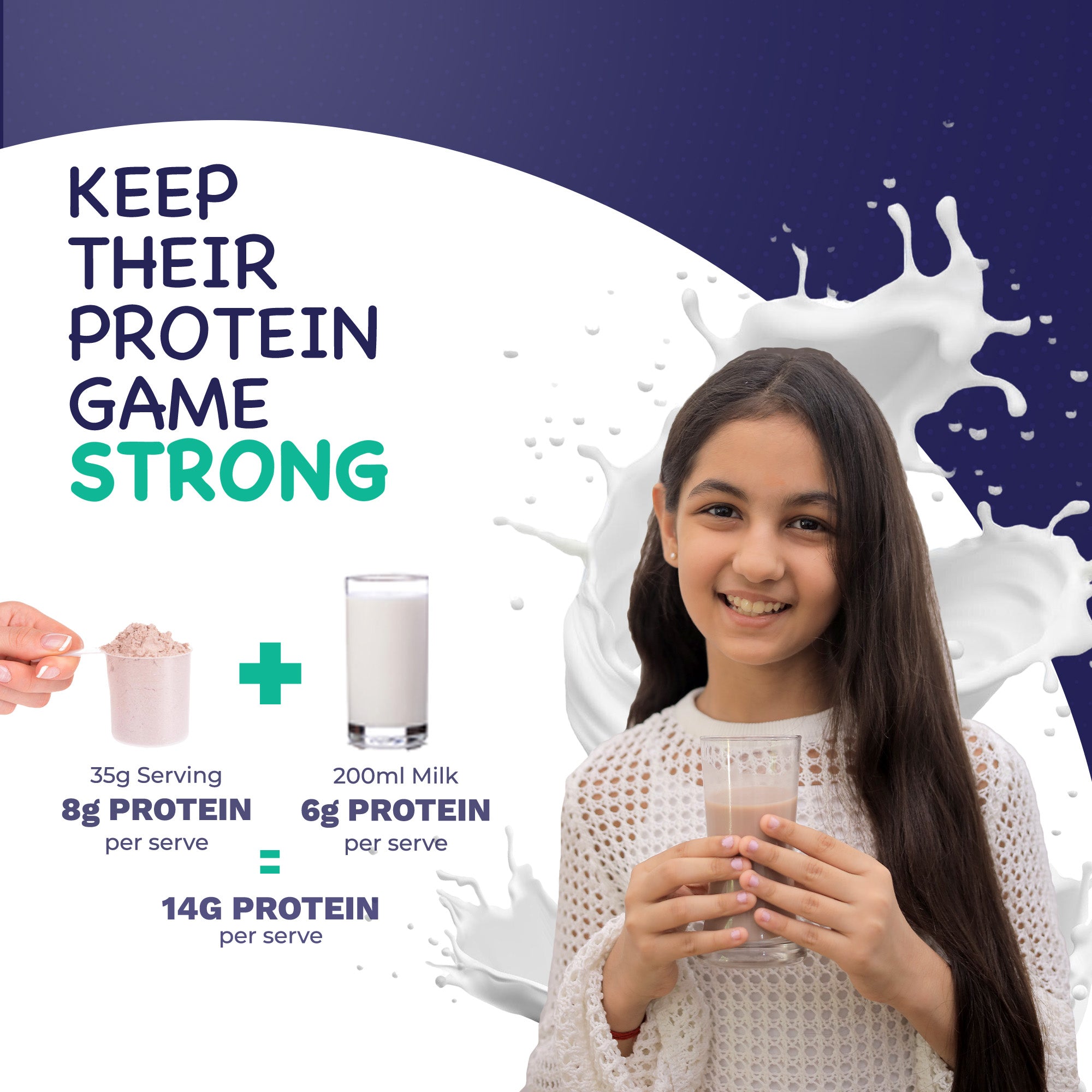 Juniors Protein Milk Mix - Chocolate (200g)