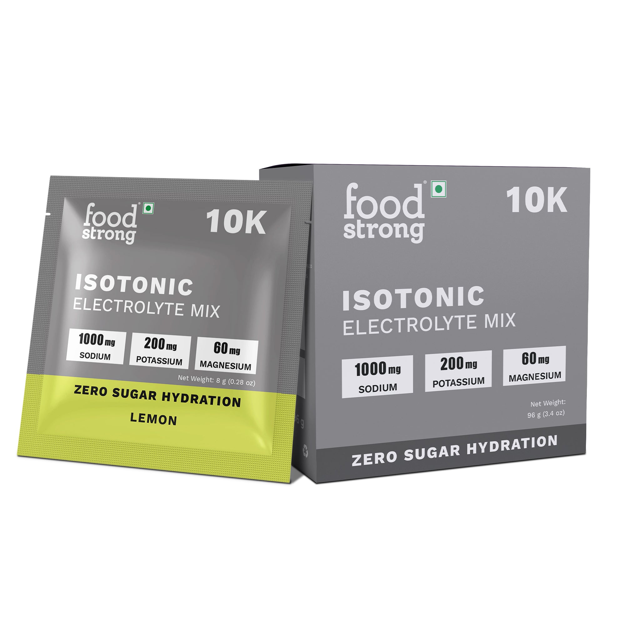 10K Isotonic Electrolyte Mix – Zero Sugar (Lemon)