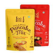 Oats & Millet Pancake Mix (Vanilla Banana & Chocolate Banana) (2 x 250g)