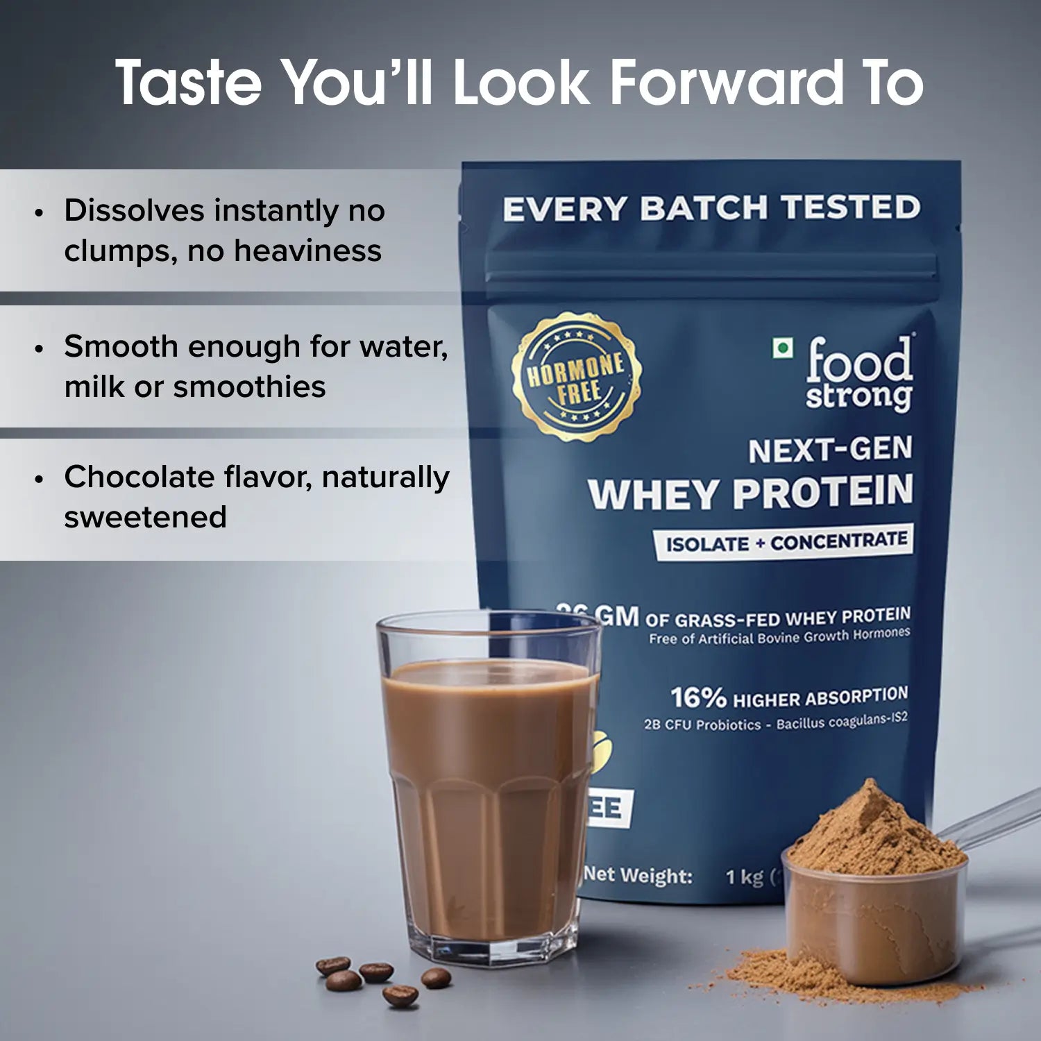 Next-Gen Whey Protein | Coffee 1 Kg