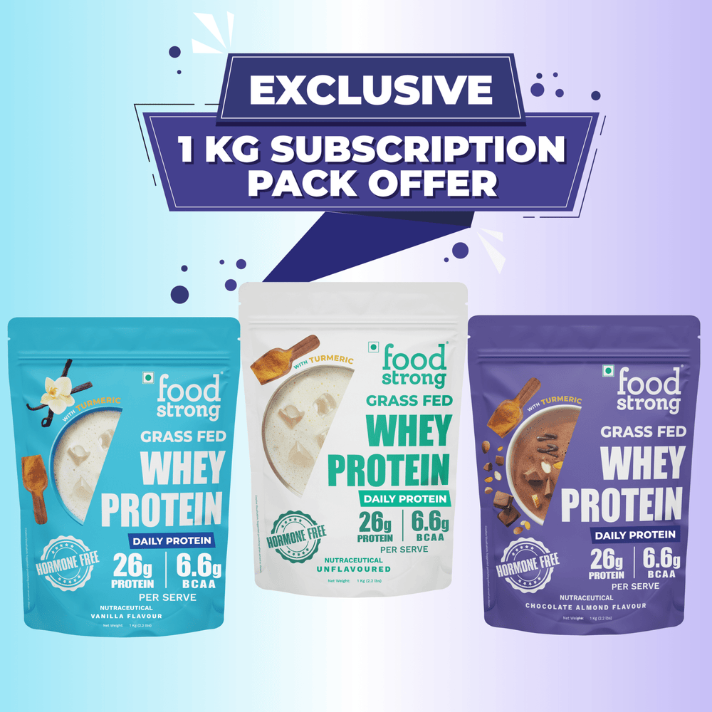 Foodstrong Three Month Subscription Pack - Whey Protein