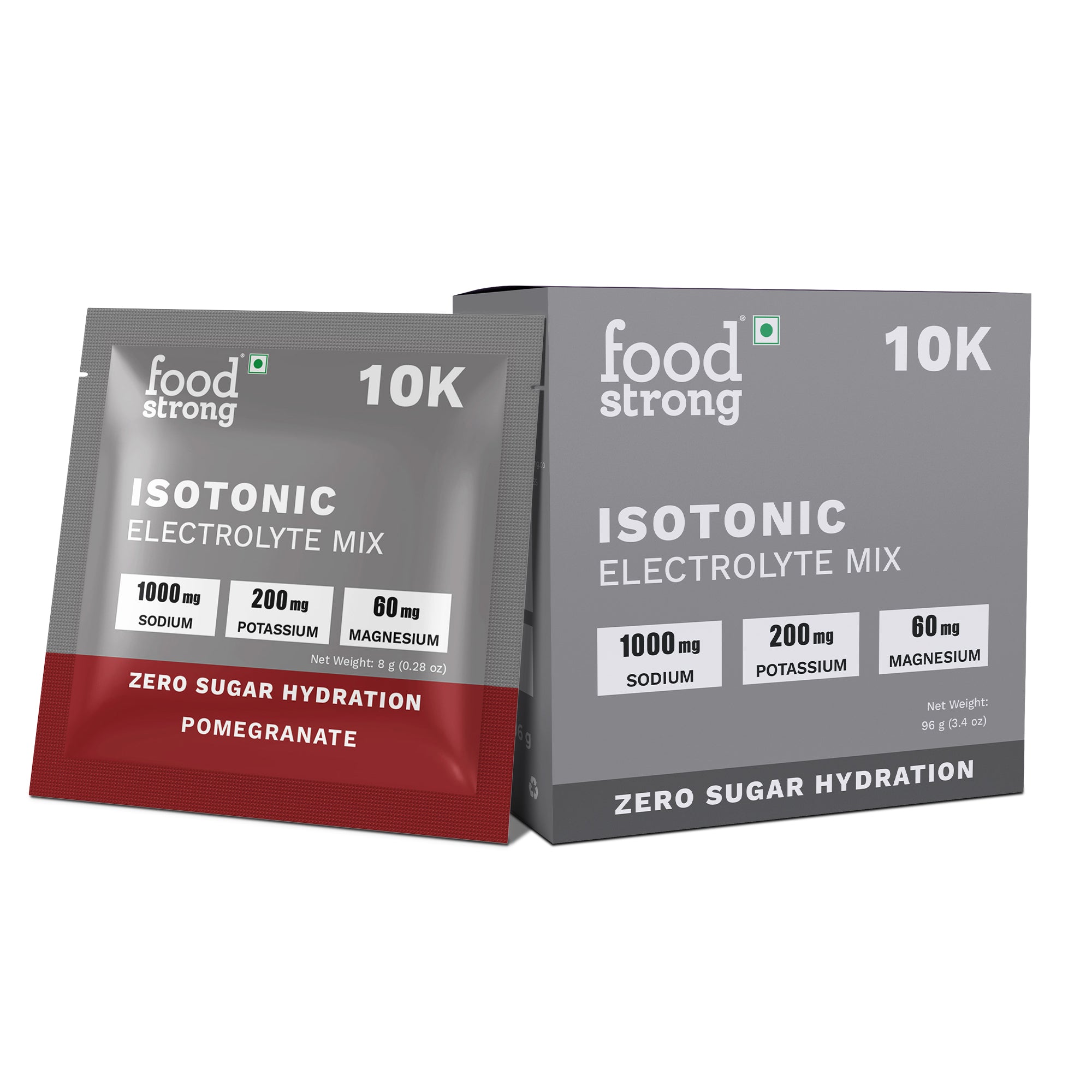 10K Isotonic Electrolyte Mix – Zero Sugar (Pomegranate)