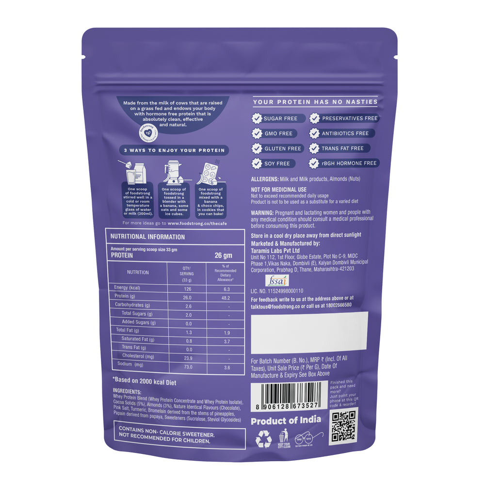 
                  
                    Whey Protein | Chocolate Almond 1 Kg
                  
                