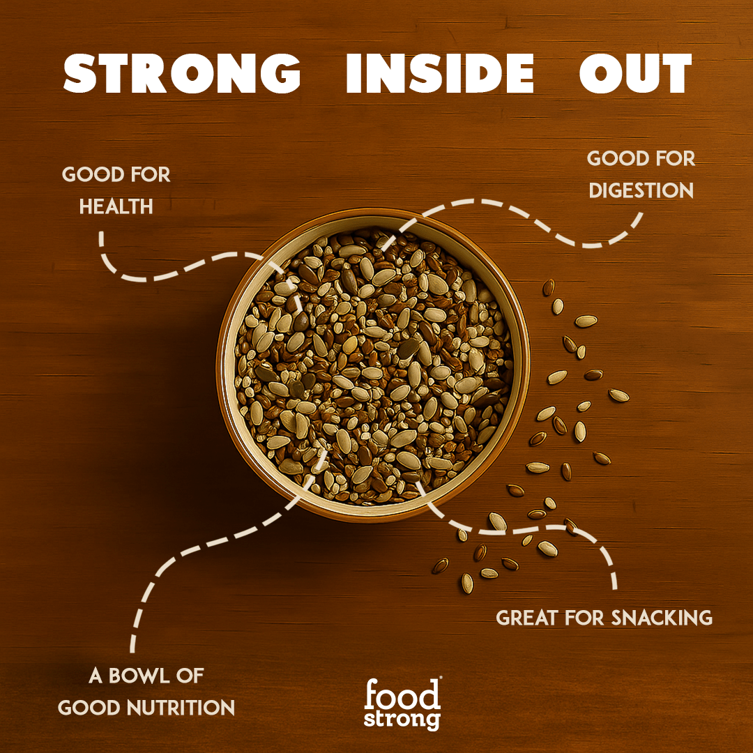 Mix Seeds | Blend of Pumpkin, Sunflower, Flax & Chia Seeds