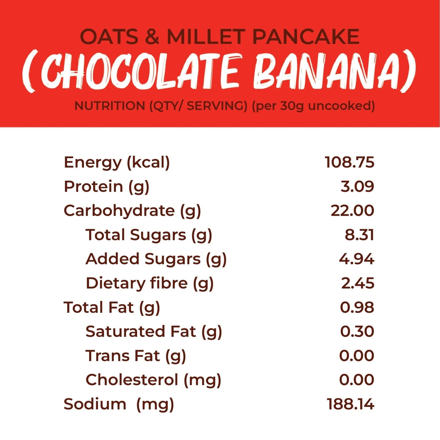 
                  
                    Oats & Millet Chocolate Pancake Mix Combo (2 x 250g)
                  
                