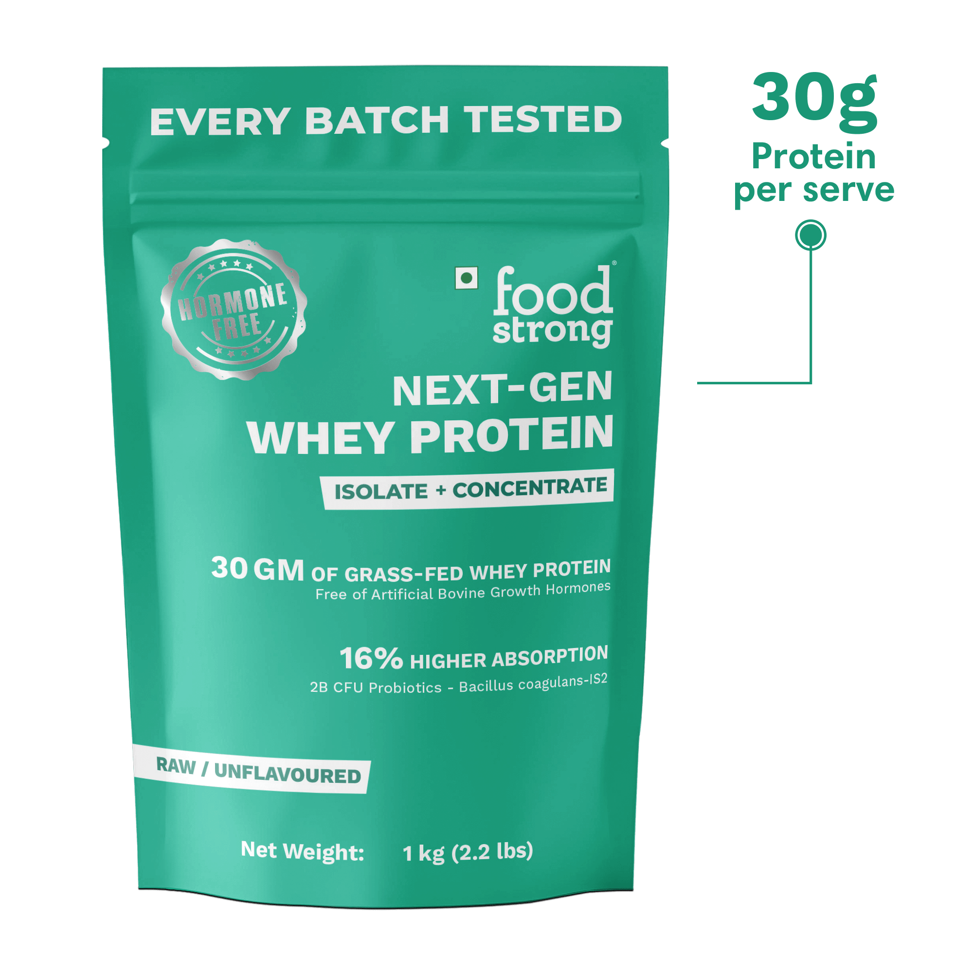 Next-Gen Whey Protein | Raw (Unflavoured) 1 Kg