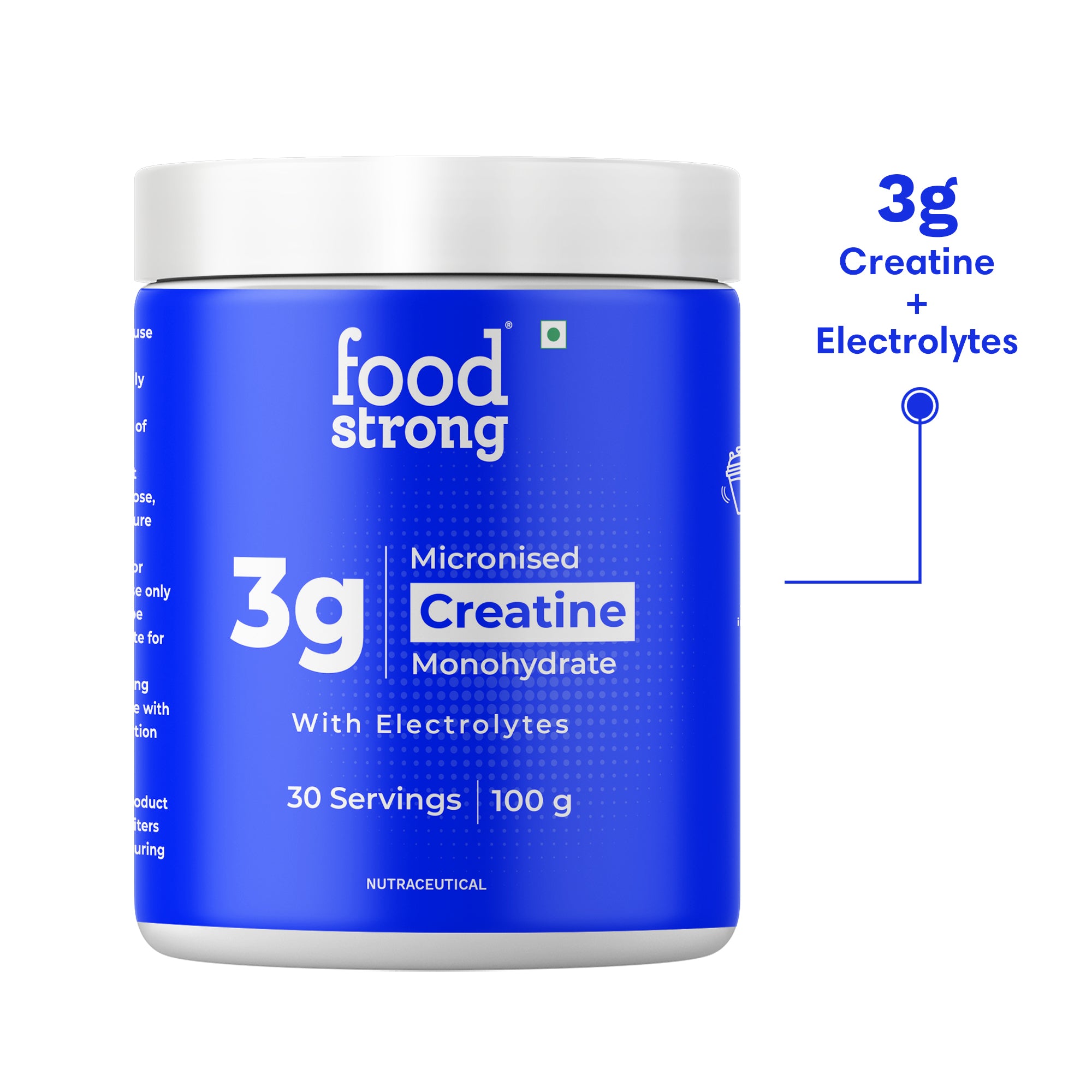 Micronised Creatine Monohydrate With Electrolytes
