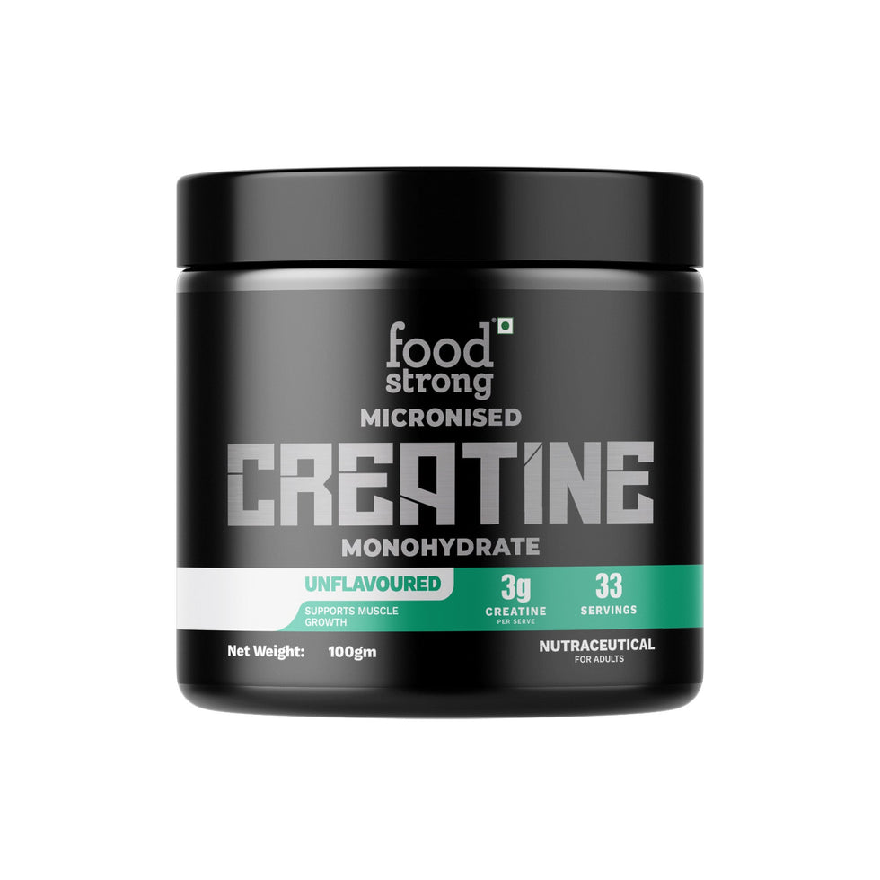 Creatine - Micronized Creatine Monohydrate Powder 100G – foodstrong