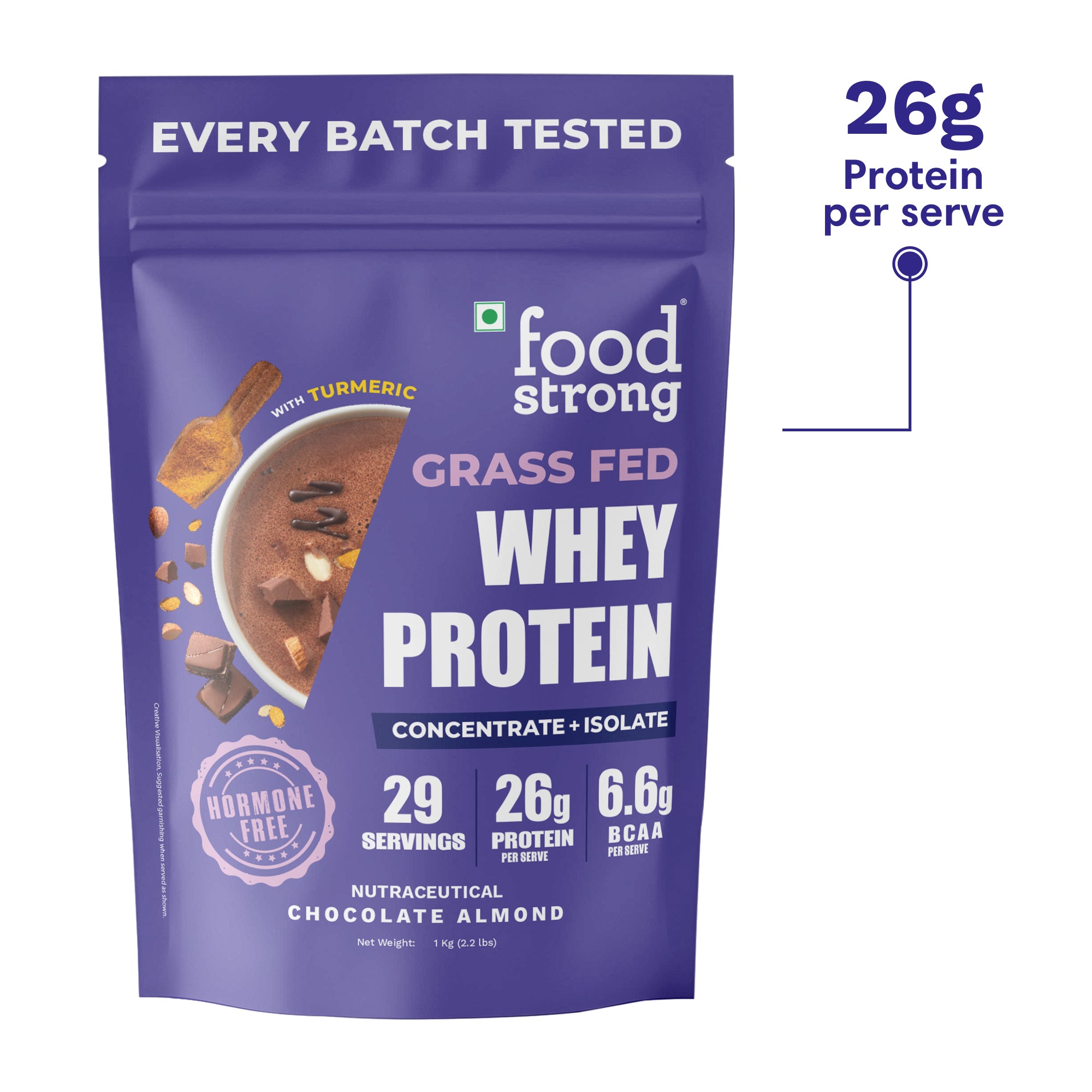Whey Protein | Chocolate Almond 1 Kg