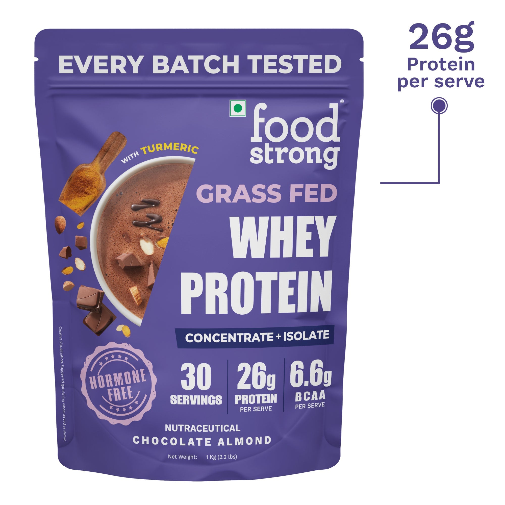 Whey Protein | Chocolate Almond 1 Kg