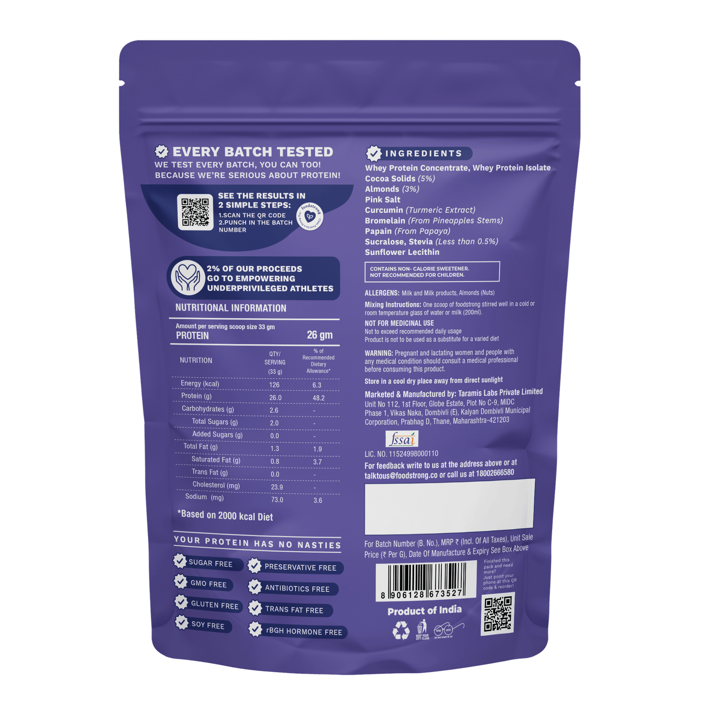 
                  
                    Whey Protein | Chocolate Almond 1 Kg
                  
                