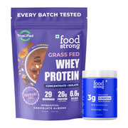 Protein & Creatine Bundle | Chocolate Almond 1 Kg + Creatine with Electrolytes 100g