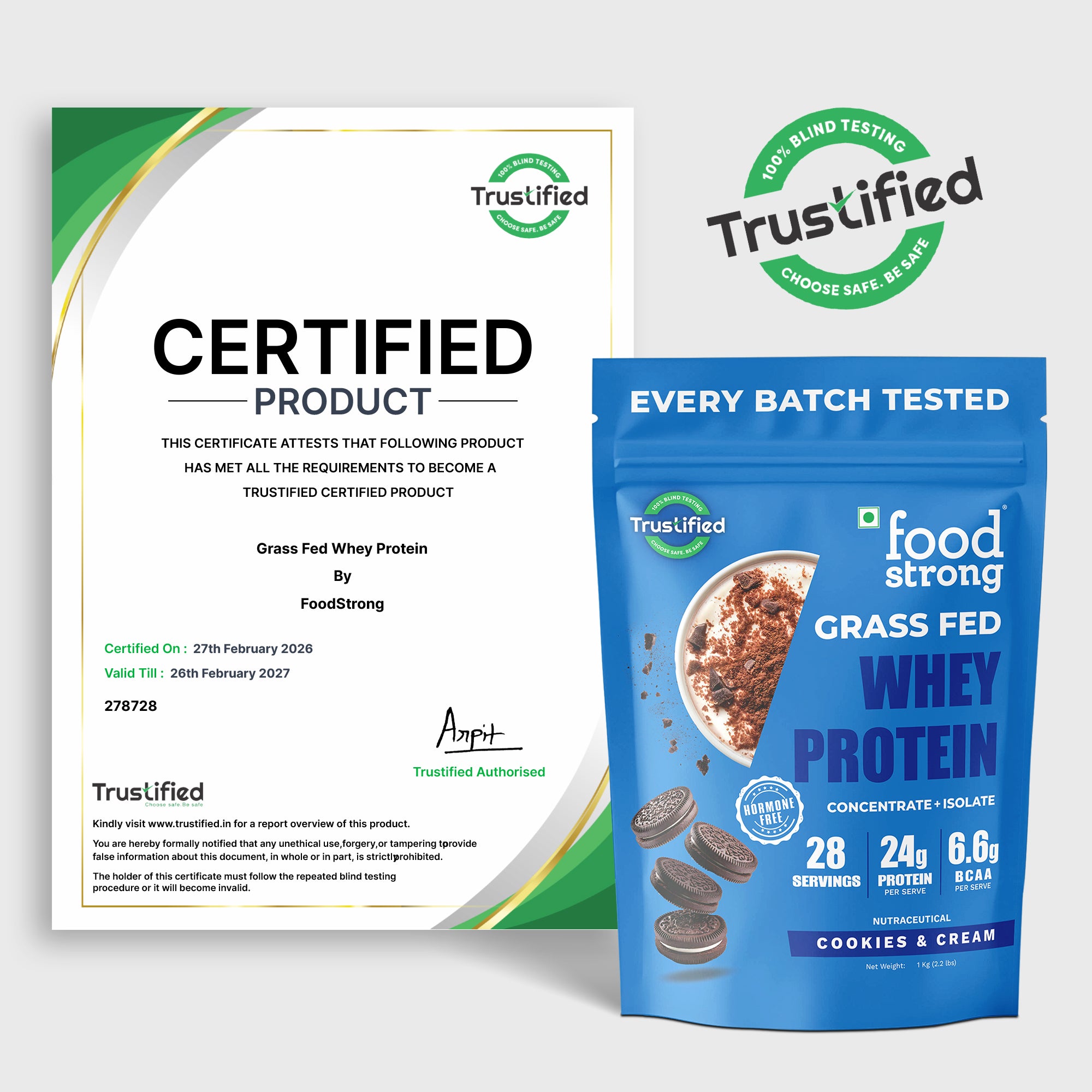 Whey Protein | Cookies & Cream 1 Kg