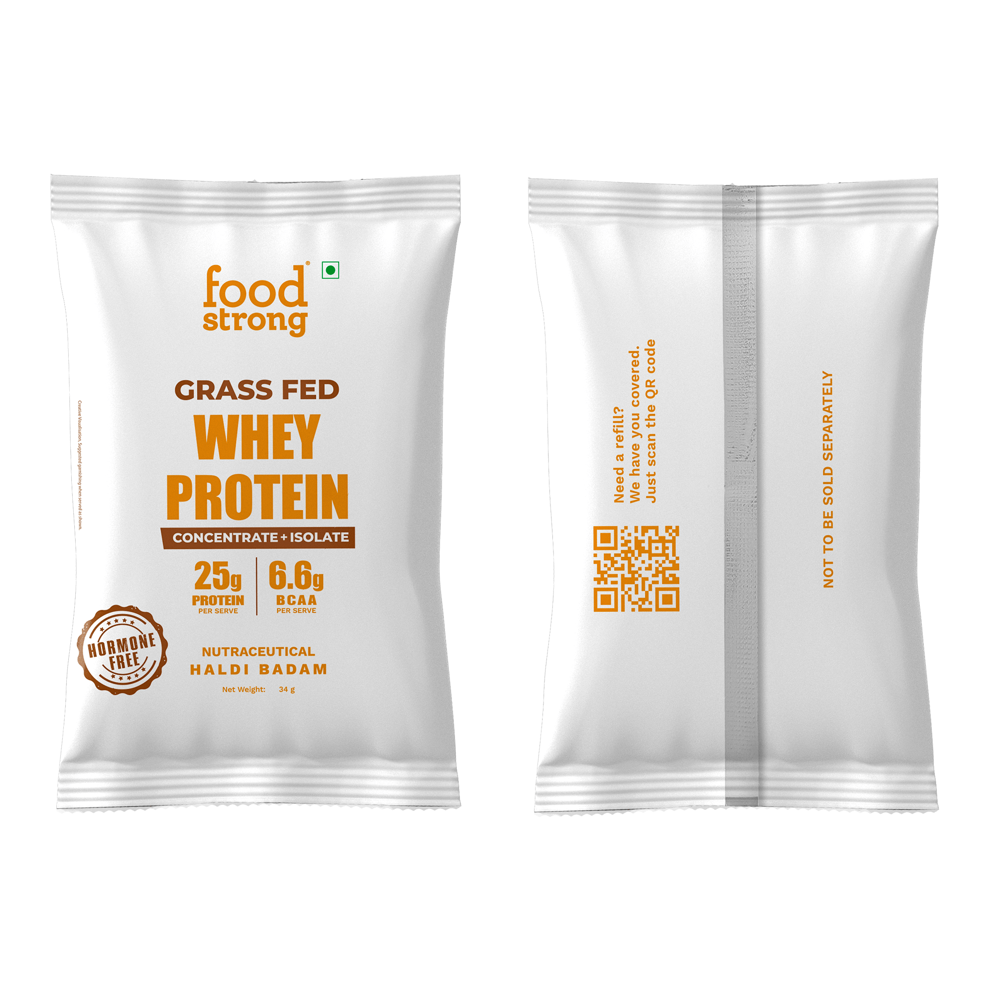 Whey Protein | Haldi Badam Single Serve