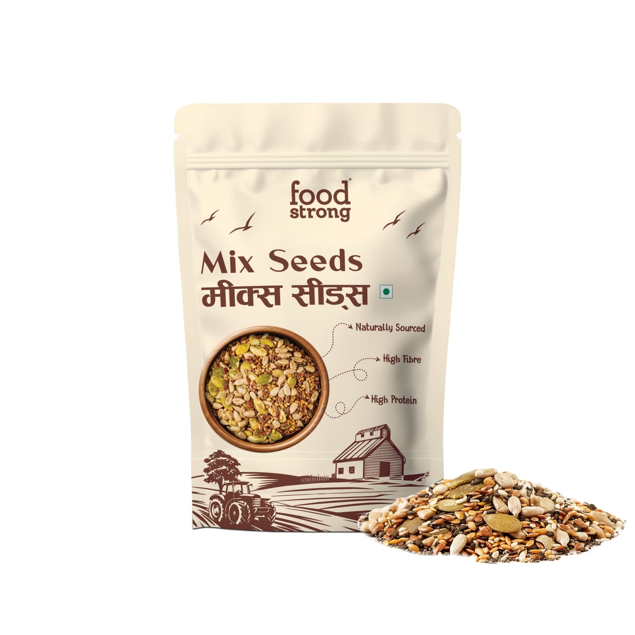 Mix Seeds | Blend of Pumpkin, Sunflower, Flax & Chia Seeds