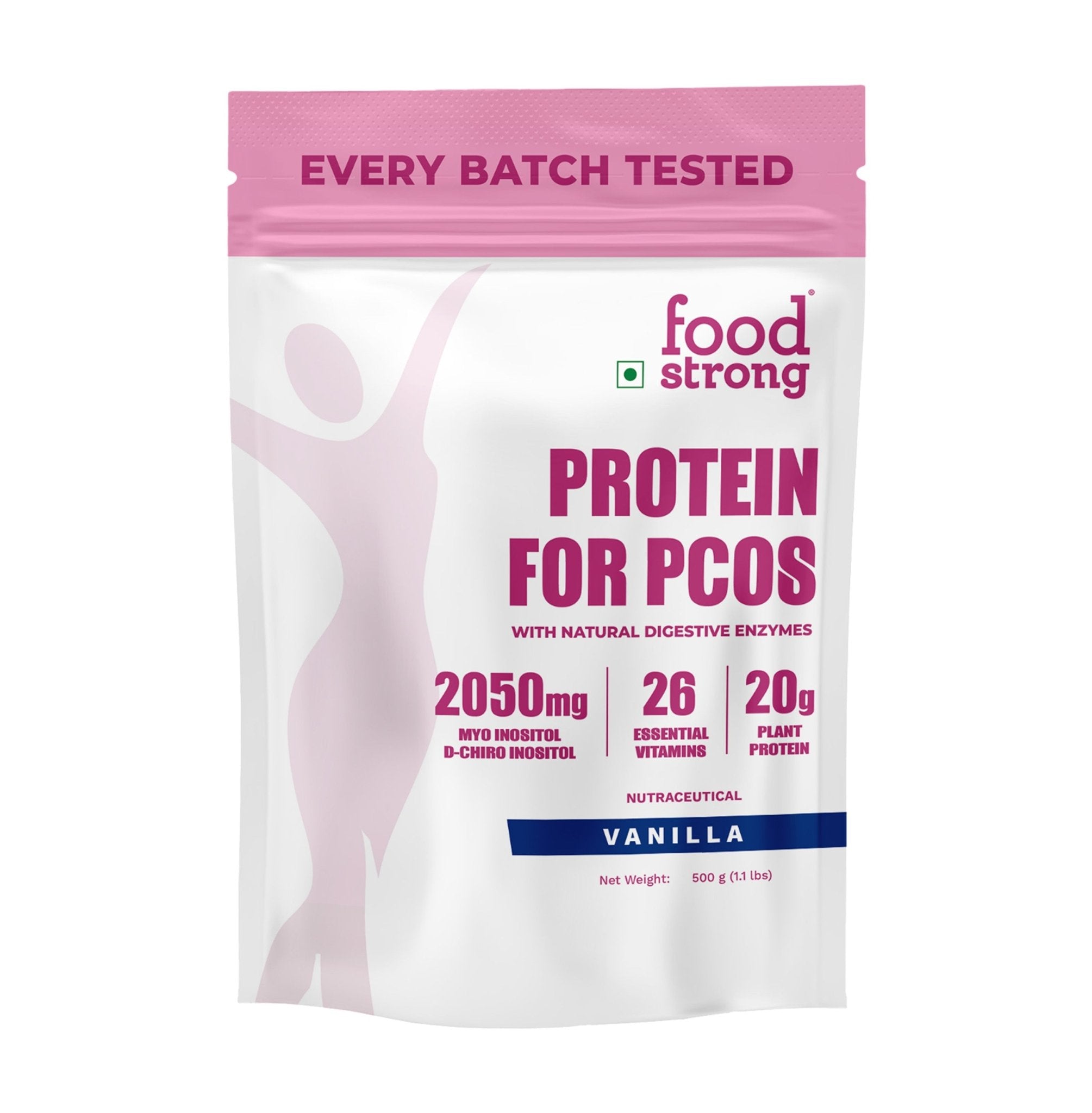 Plant Protein for PCOS | Vanilla 500G