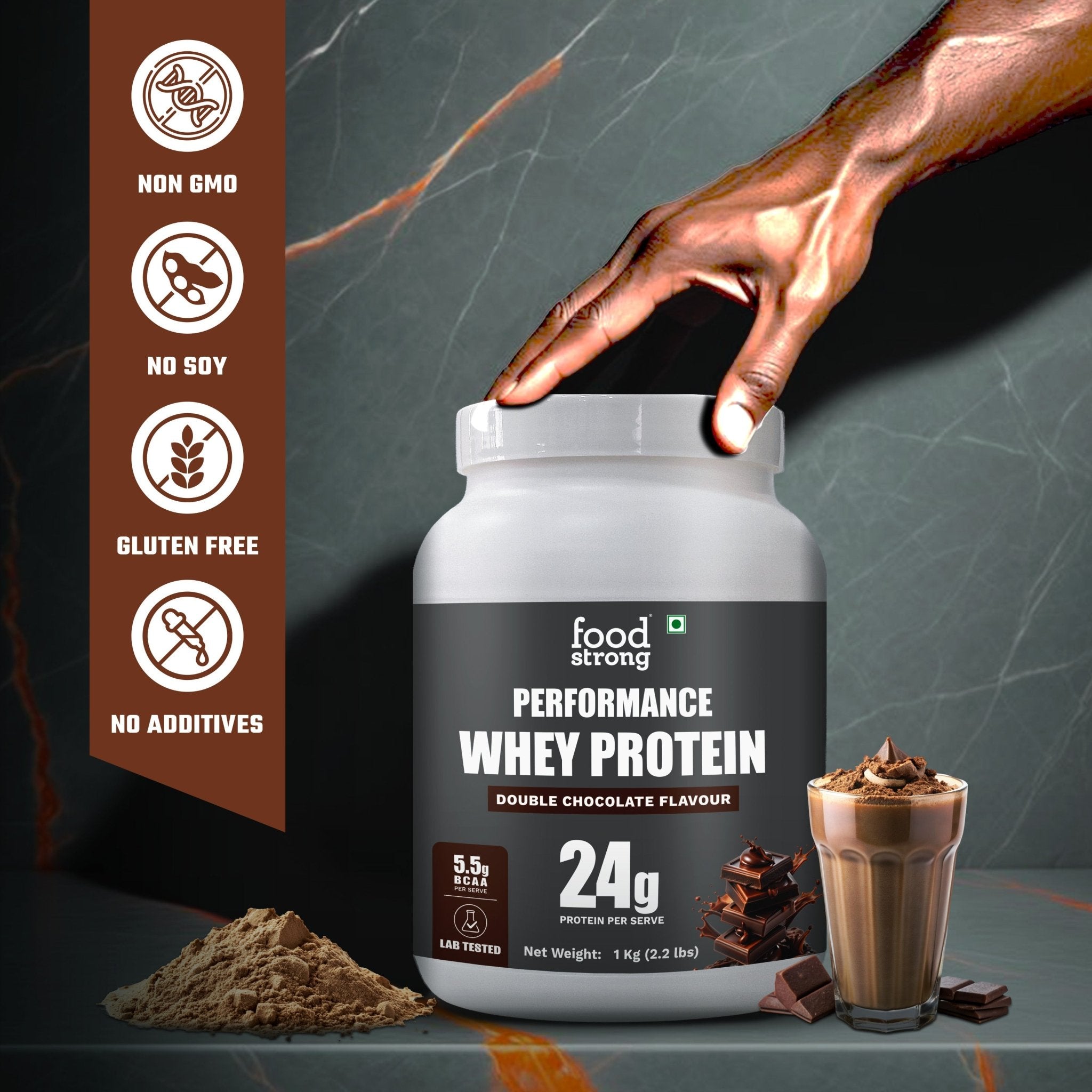 Performance Whey Protein | Double Chocolate | 24g Protein