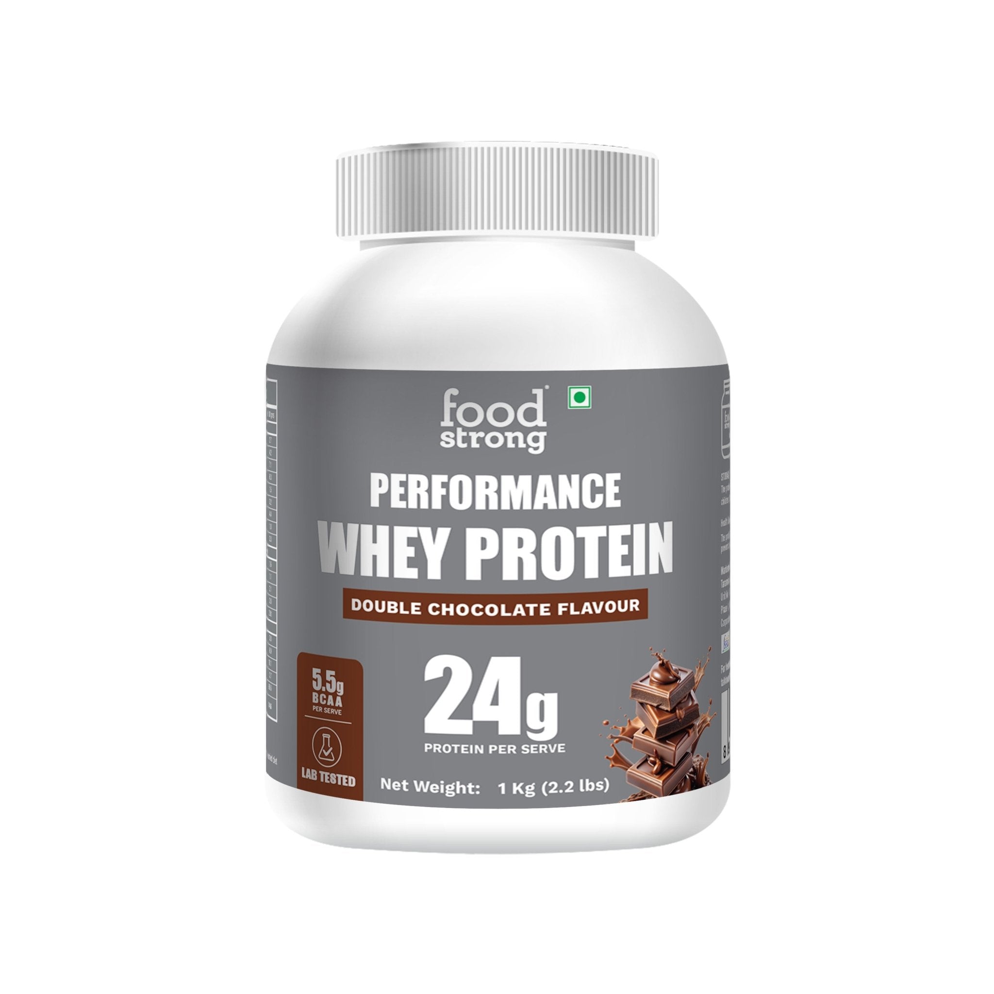 Foodstrong Performance Whey Protein | Double Chocolate | 24g Protein