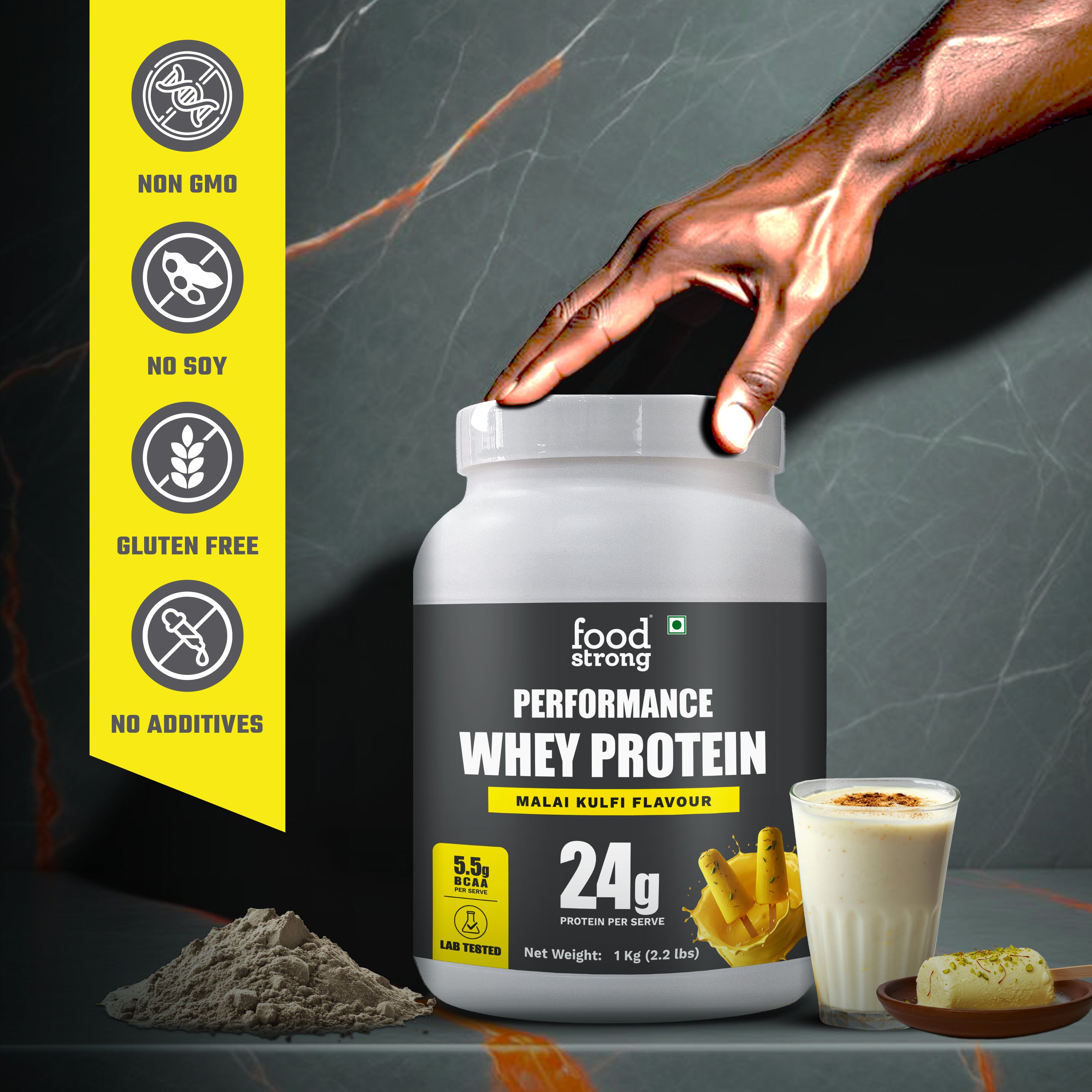 Performance Whey Protein | Malai Kulfi | 24g Protein