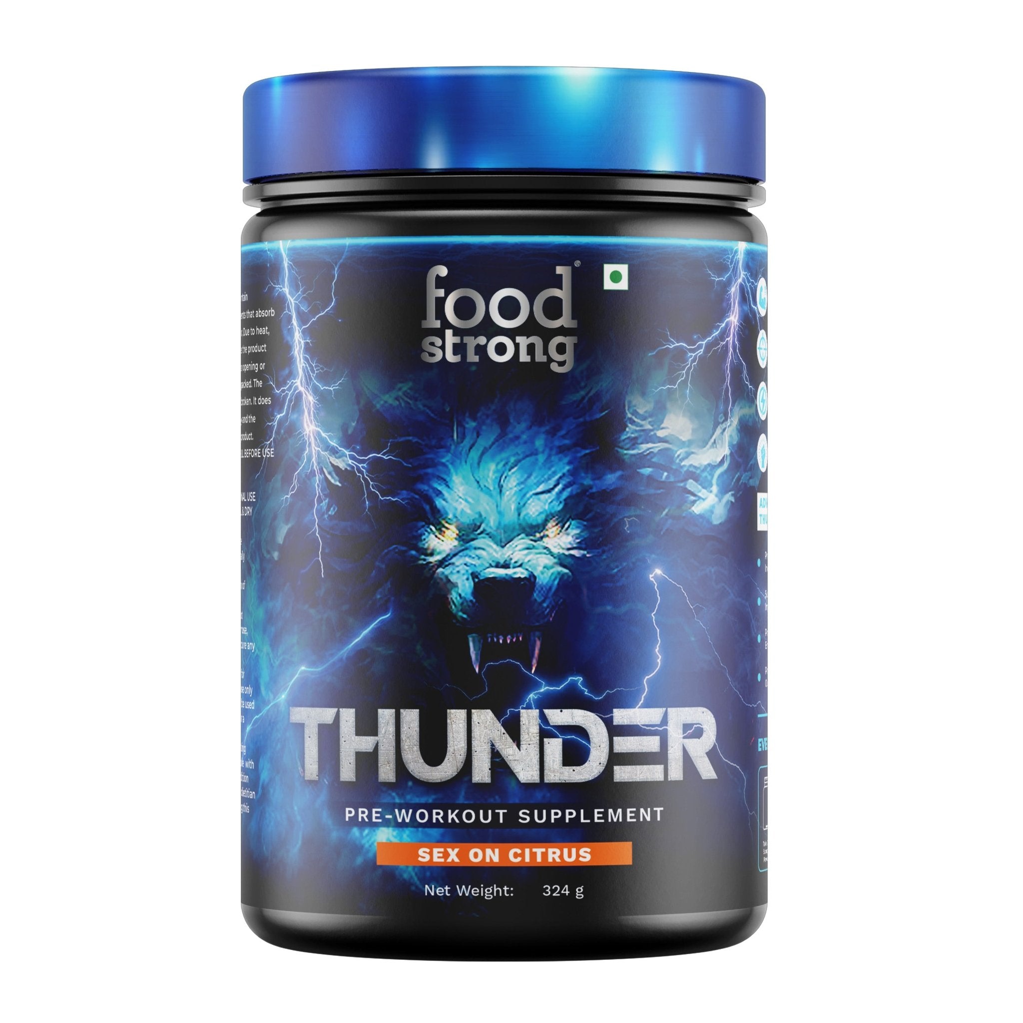 Thunder Pre-Workout Supplement | Sex on Citrus