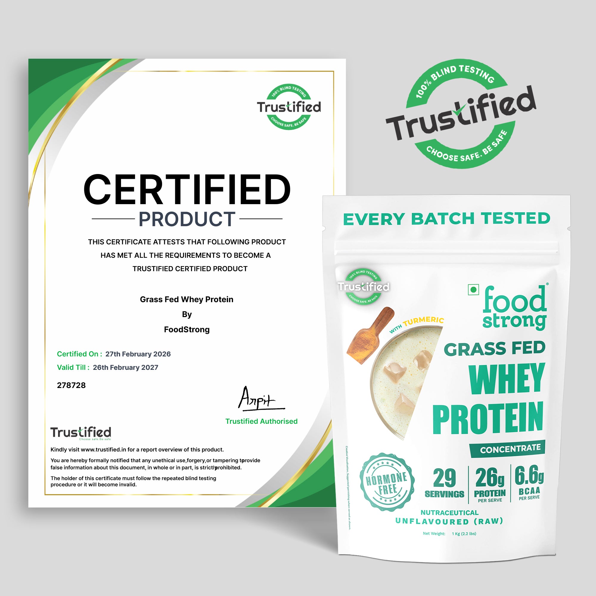 Raw Whey Protein | Unflavoured 1 Kg