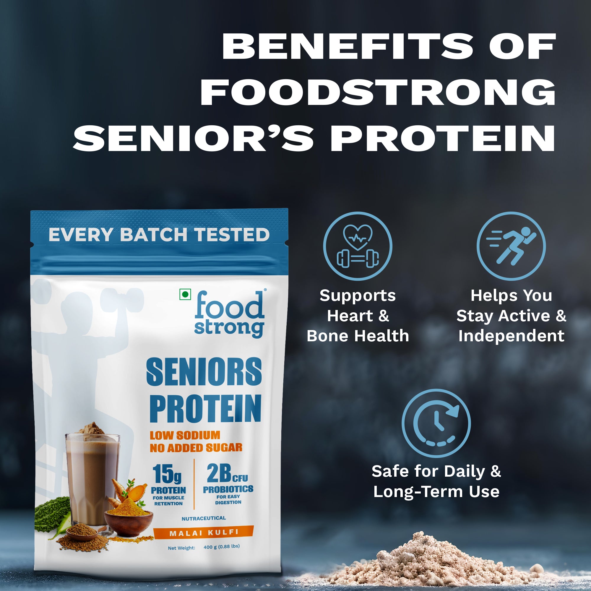 Seniors Protein I Malai Kulfi 400G