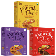 Oats & Millet Pancake Mix (Vanilla, Chocolate & Blueberry) (3 x 250g)