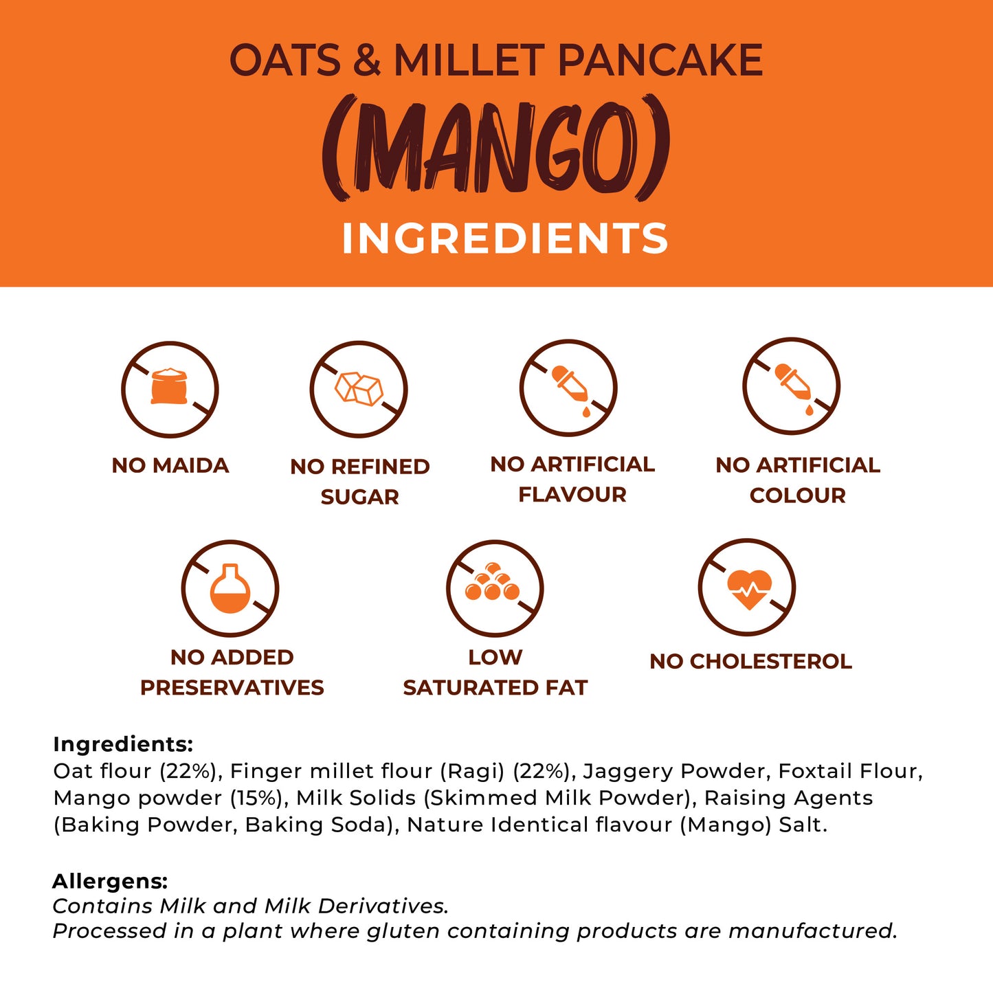 
                  
                    Oats & Millet Pancake Mix (Mango) (2 x 250g)
                  
                