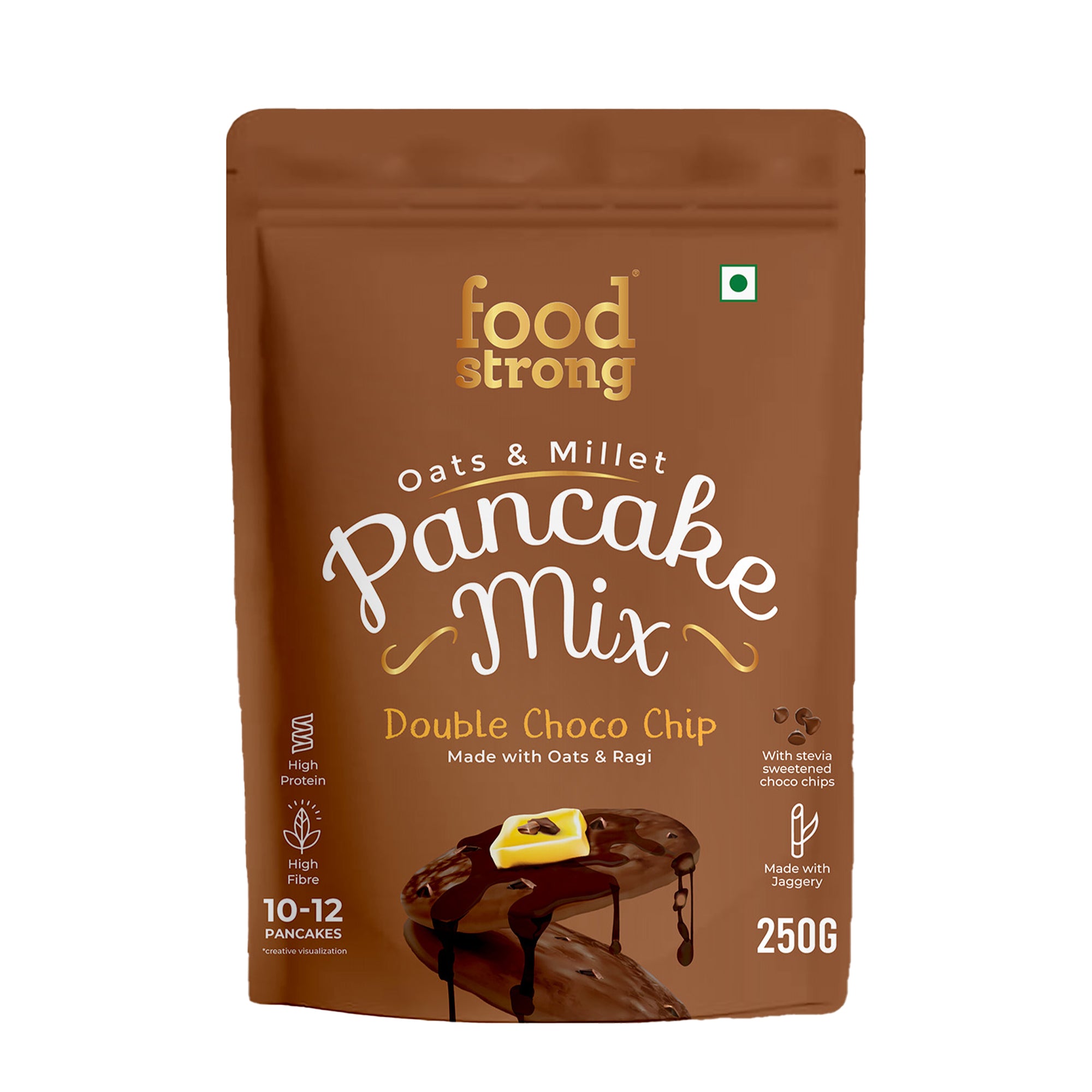 Oats & Millet Pancake Mix (Double Choco Chip) (250g)