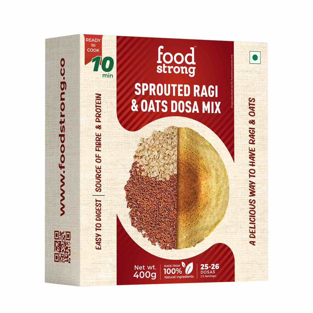 
                  
                    Sprouted Ragi & Oats Dosa Mix
                  
                