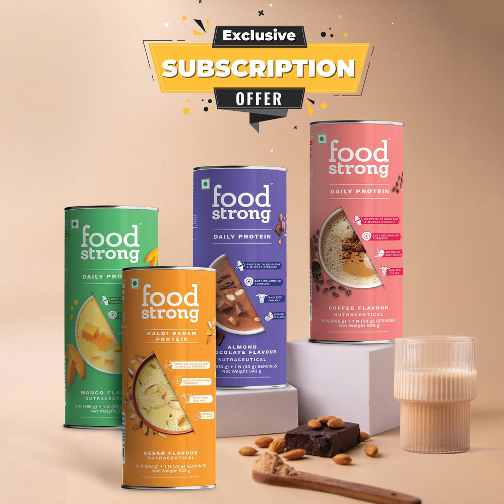 Foodstrong Three Month Subscription Pack - Daily Protein - Choose your flavours