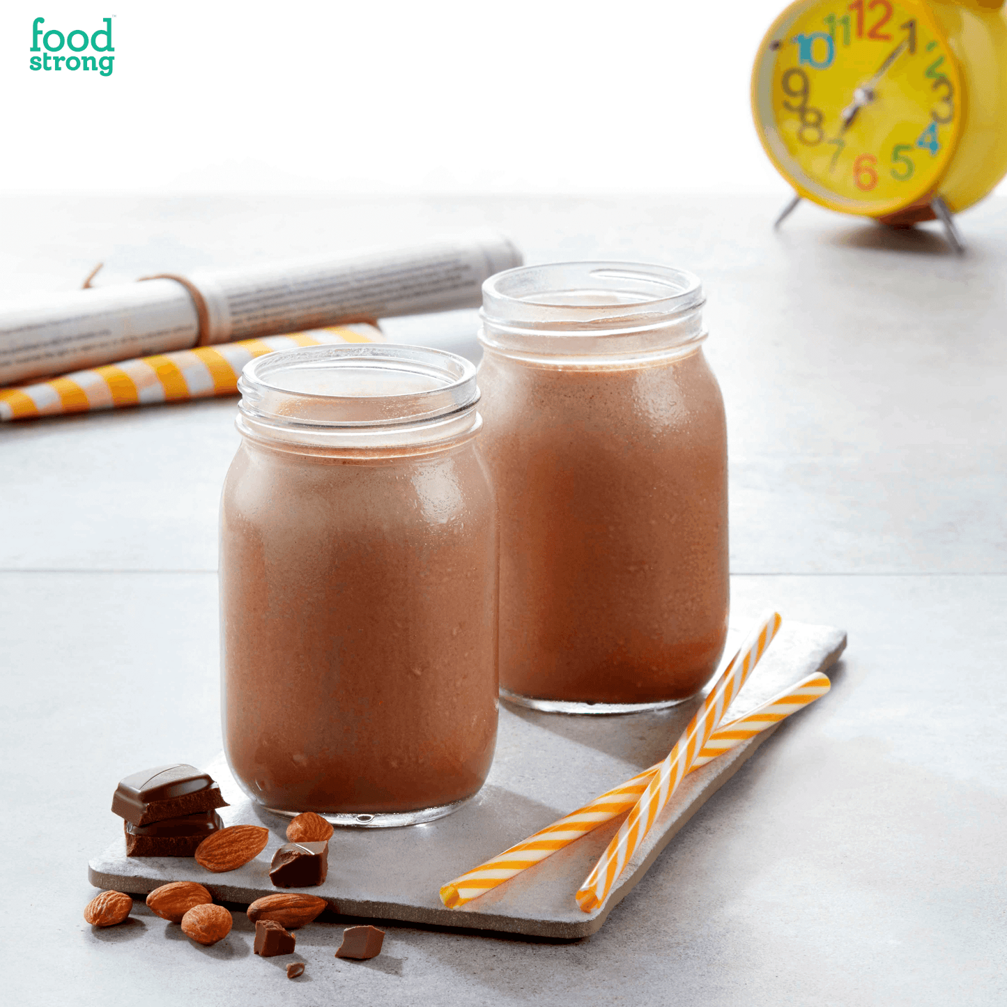 
                  
                    foodstrong daily protein real almond chocolate shake made with antibiotic free grassfed whey
                  
                