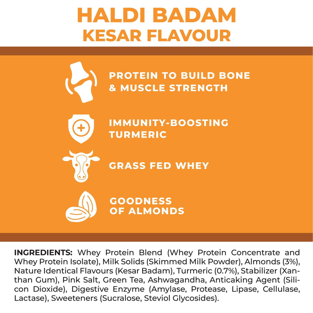 
                  
                    Haldi Badam Protein
                  
                