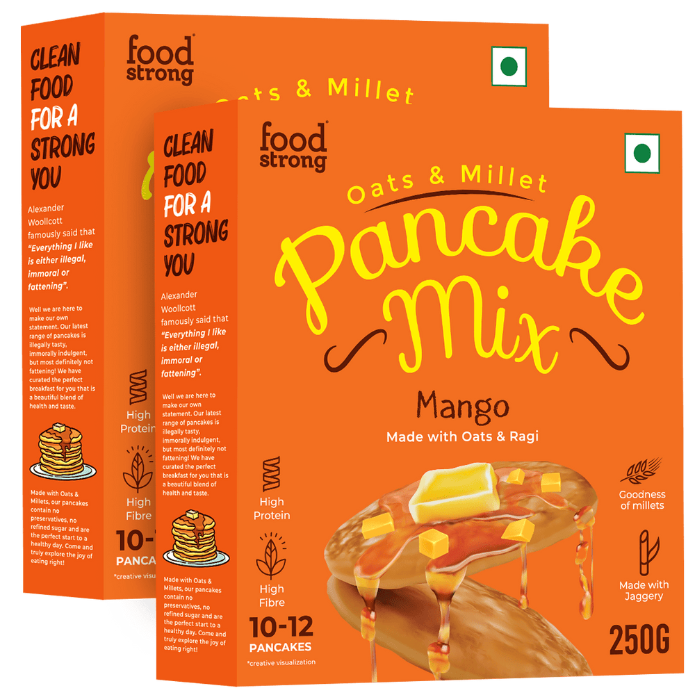 
                  
                    Oats & Millet Pancake Mix (Mango) (2 x 250g)
                  
                