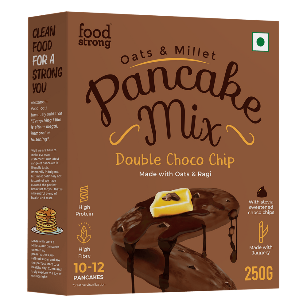 Oats & Millet Pancake Mix (Double Choco Chip) (250g)